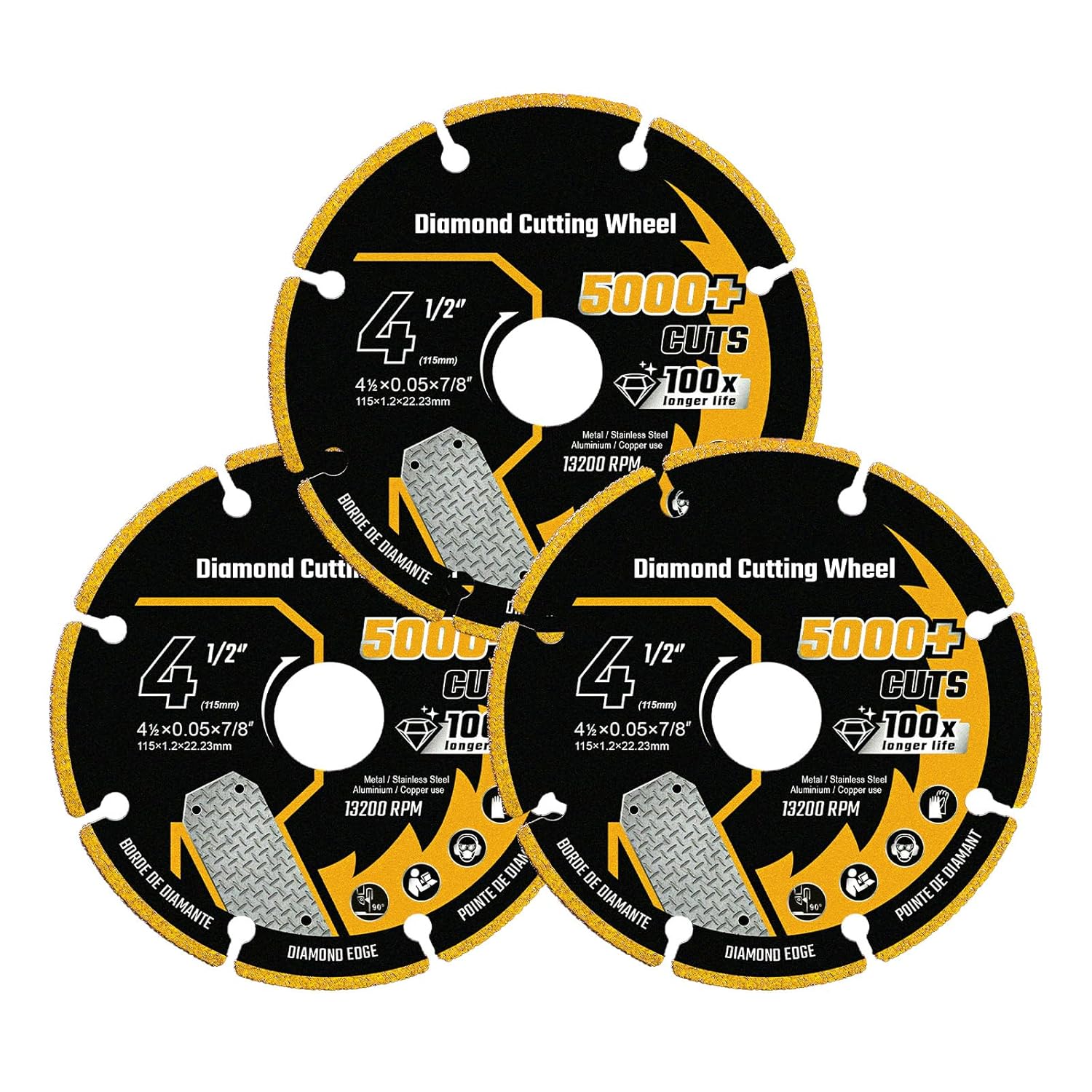 Durable Diamond Cut Off Wheel for Metal Cutting - Revvstark