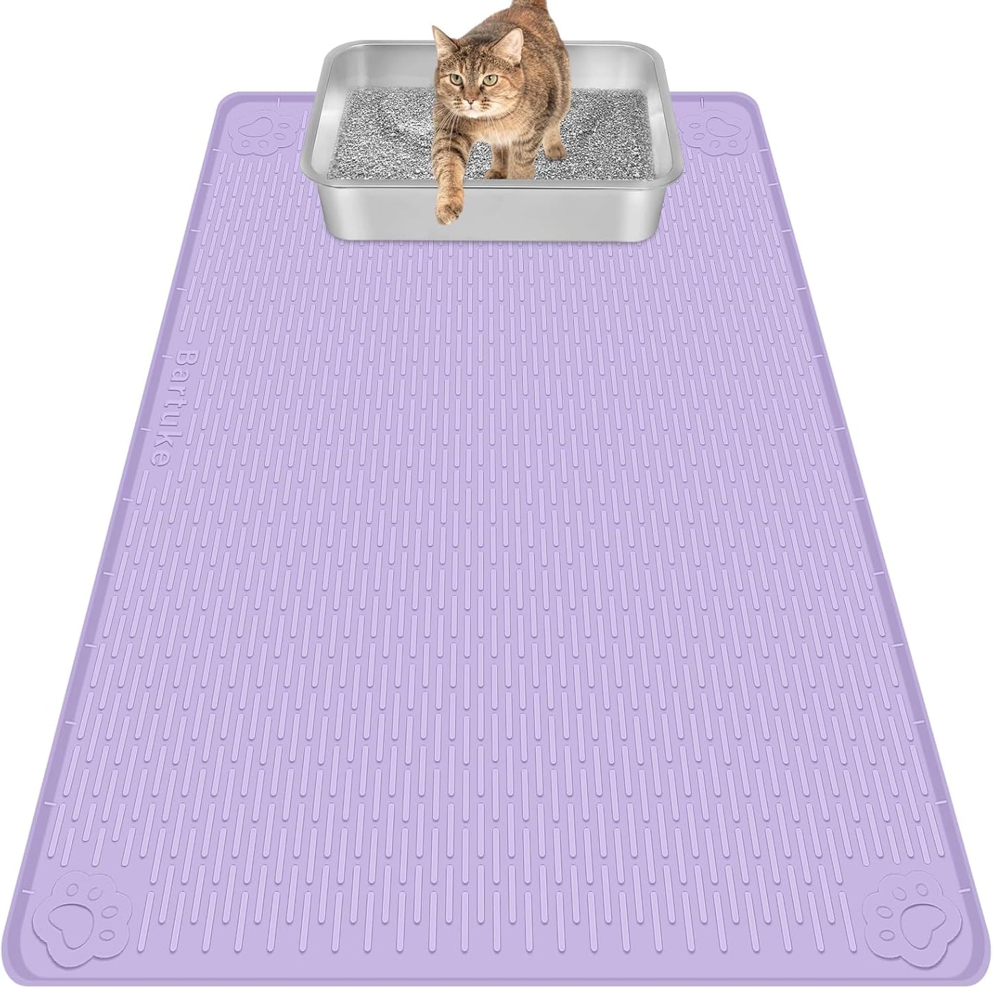 Extra Large Cat Litter Mat for Scatter Control and Comfort