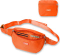 Foldie Foldable Crossbody Bag for Women & Men - Orange Travel Pack