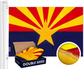 G128 Arizona State Flag 3x5 ft - Double Sided Embroidered Heavy Duty