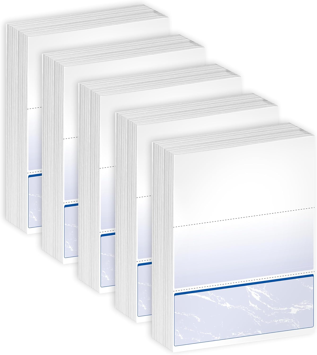 DocuGard Standard Blue Marble Bottom Checks for Secure Printing