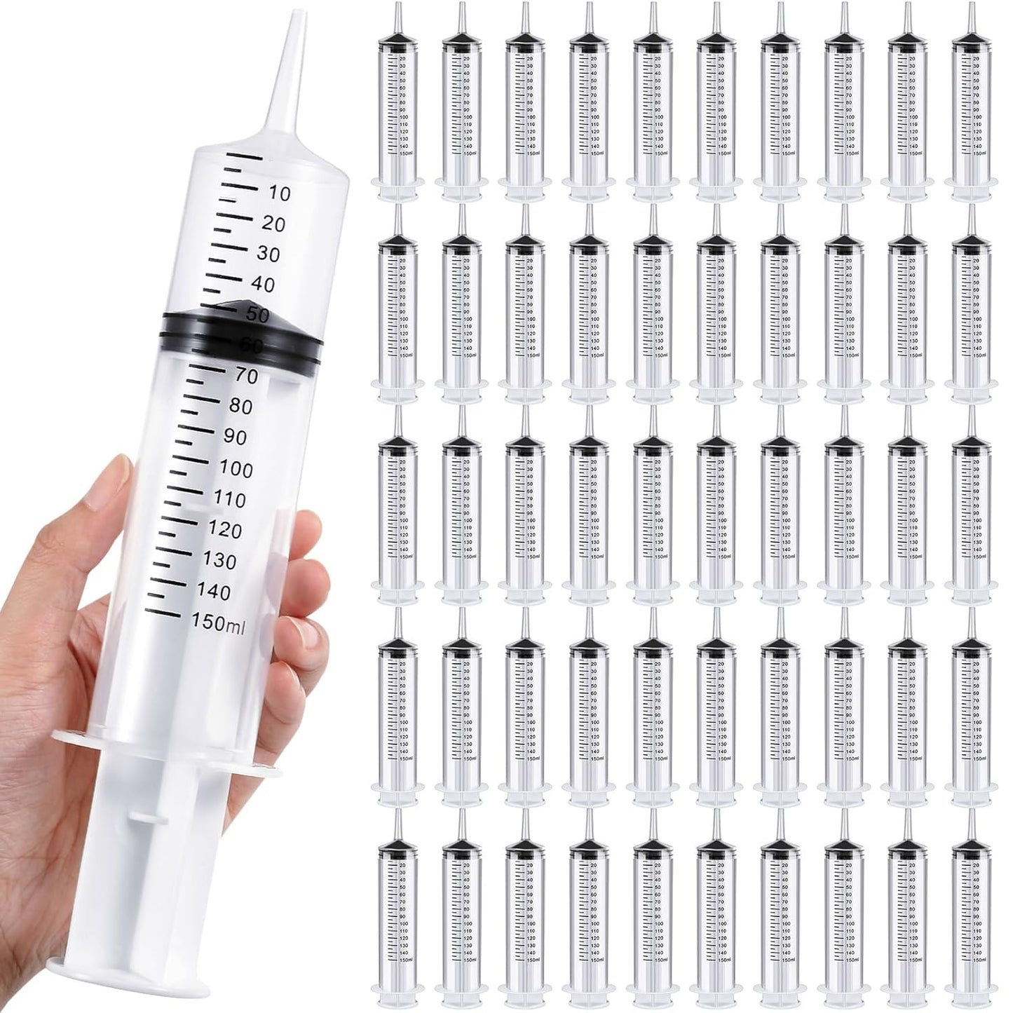 150ml Large Syringes Bulk for Liquid Measuring and Feeding