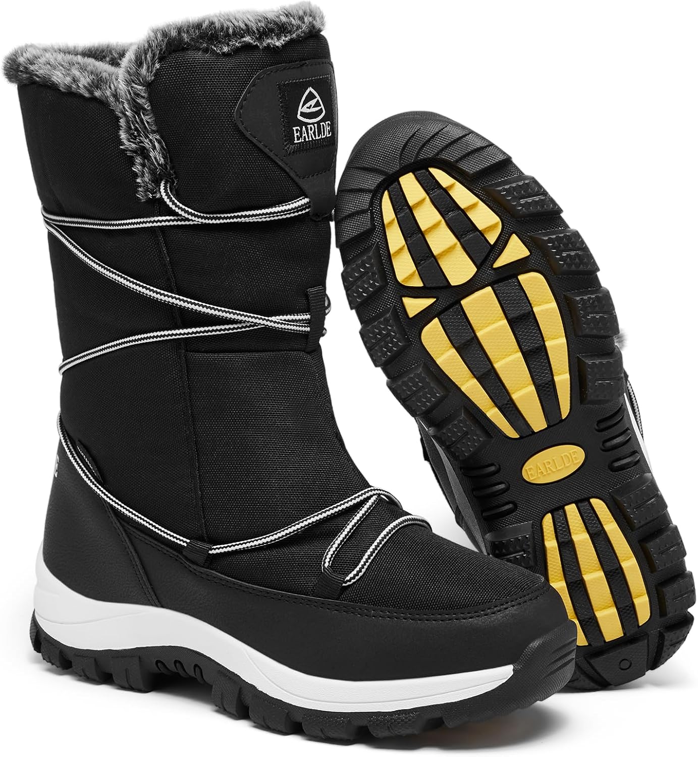 EARLDE Women's Waterproof Winter Boots for Outdoor Comfort