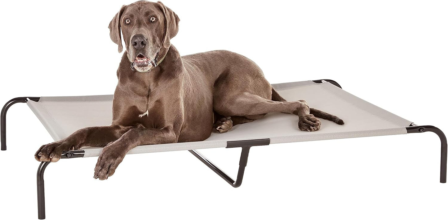 Elevated Cooling Pet Bed for Extra-Large Dogs - Grey