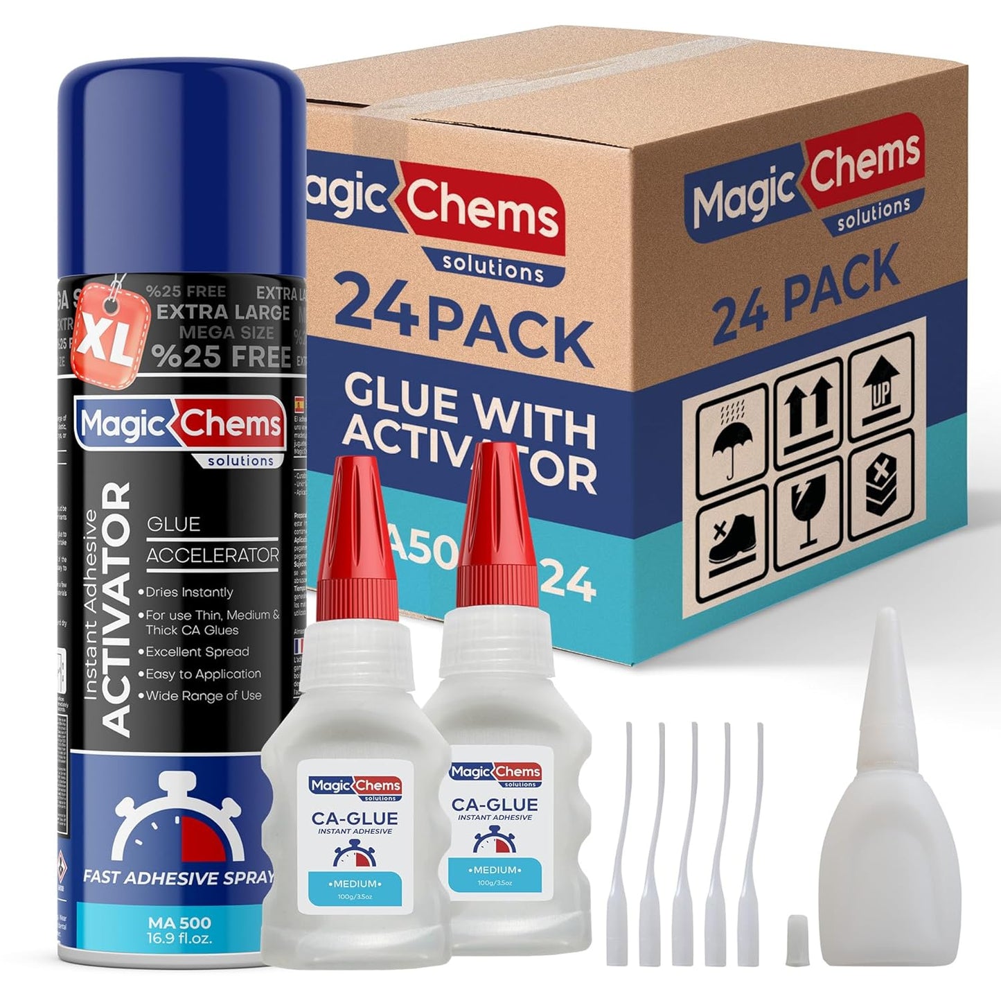Strong Bond Super Glue with Activator for All Your Projects