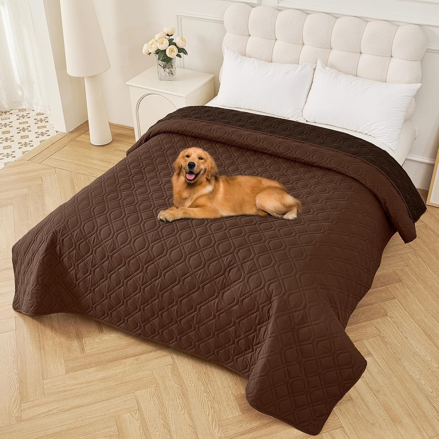 Smiry Waterproof Dog Blanket for Furniture Protection and Style