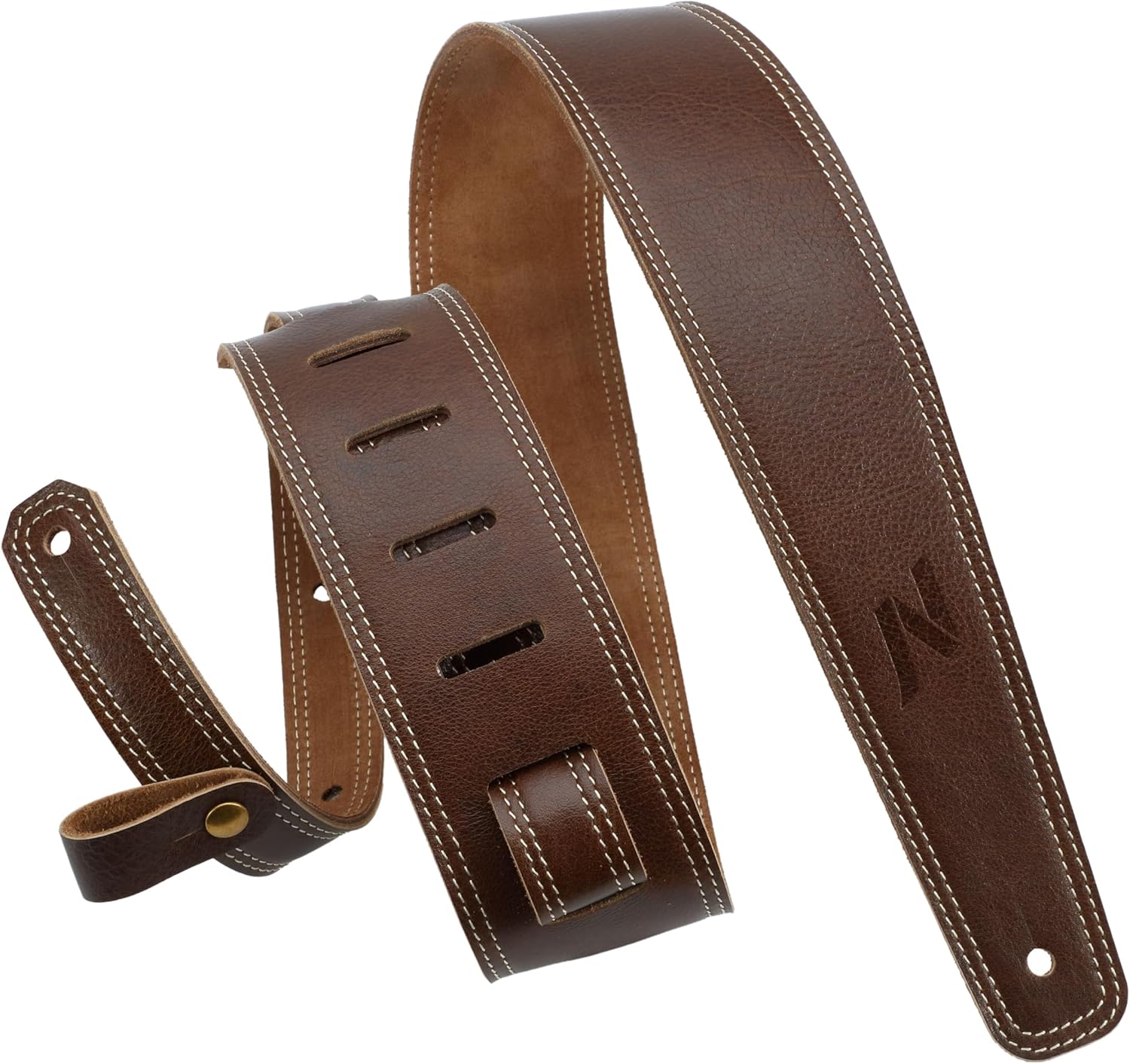 Nefelibata 2.5 Wide Leather Guitar Strap - Comfortable & Stylish