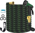 Garden Hose Non-Expandable 100 ft - Lightweight, Kink-Free Water Hose