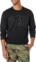 GAP mens Logo Fleece Crew Sweatshirt - Classic Comfort and Warmth