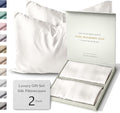 Silk Pillow Cases 2 Pack - 22 Momme Mulberry Pillowcase Set