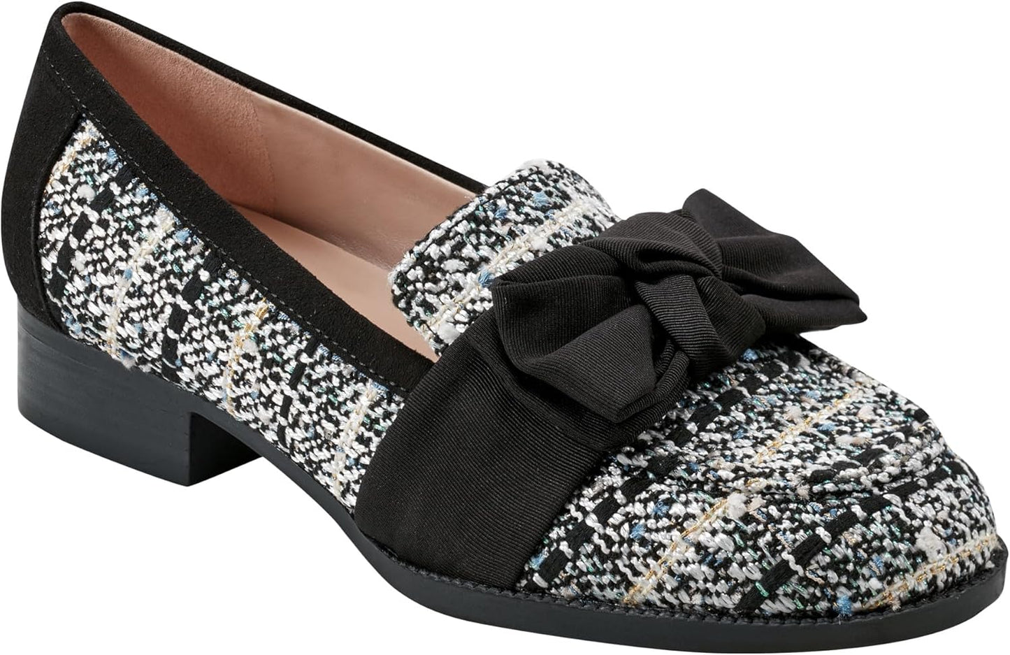 Bandolino Women's Lindio Loafer with Chic Bow Accent Style