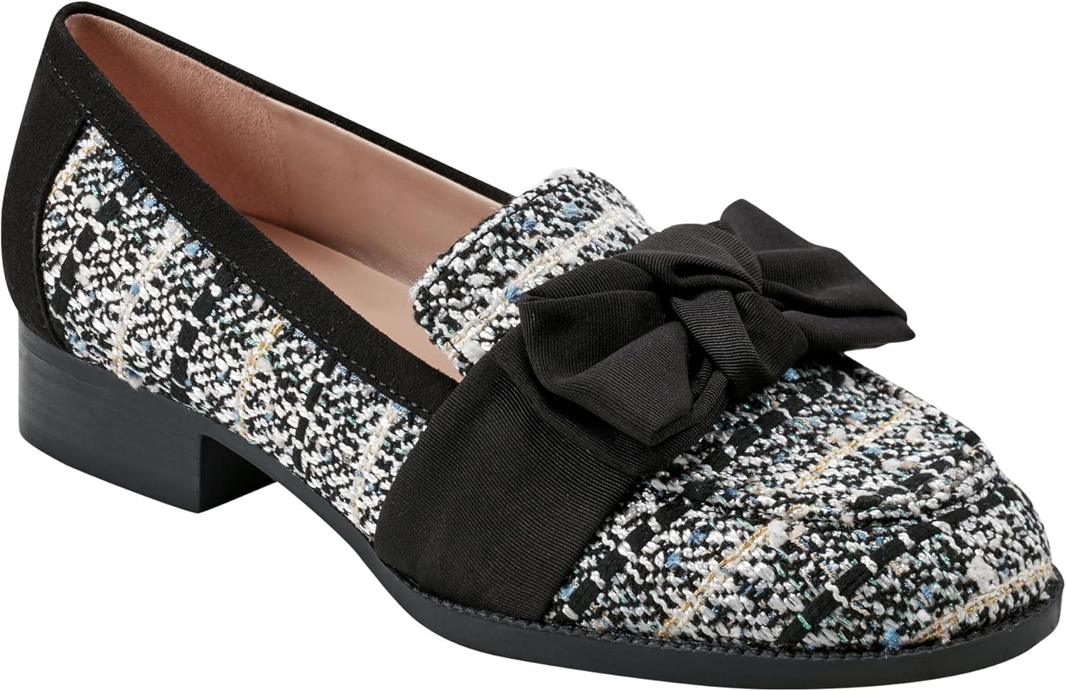 Bandolino Women's Lindio Loafer with Chic Bow Accent Style