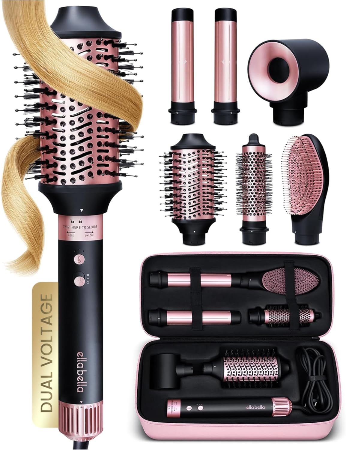 6 in 1 Professional Hot Air Styler for Effortless Hair Styling