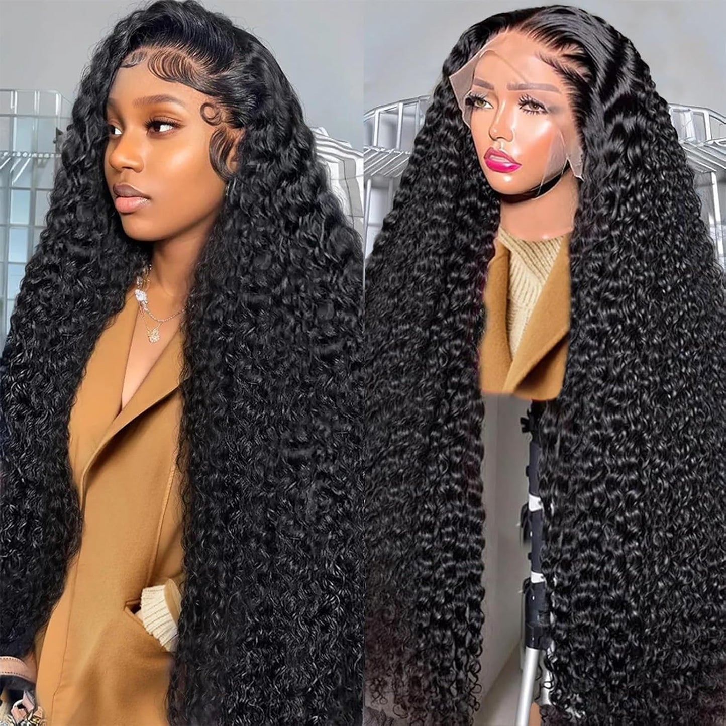 Deep Wave Lace Front Wigs Human Hair for Stunning Style