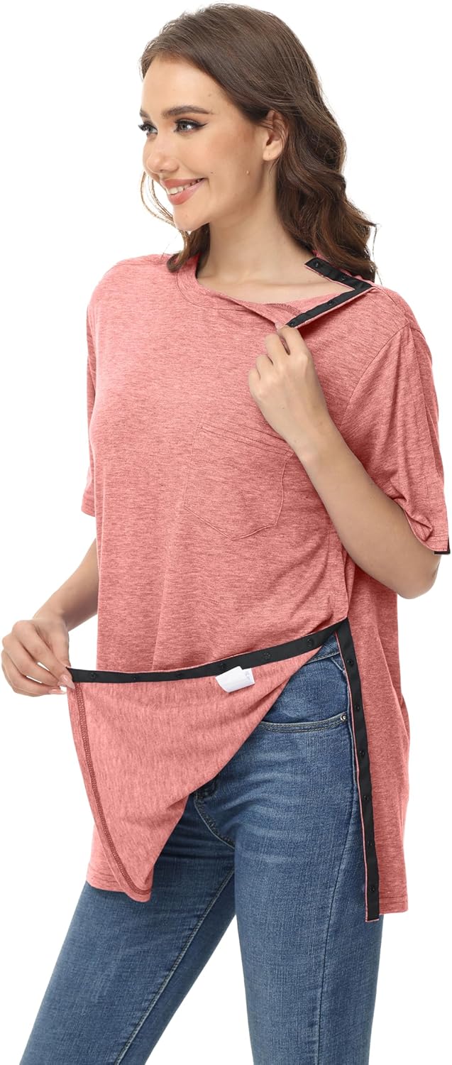 Unisex Post Shoulder Surgery Shirts for Recovery and Comfort
