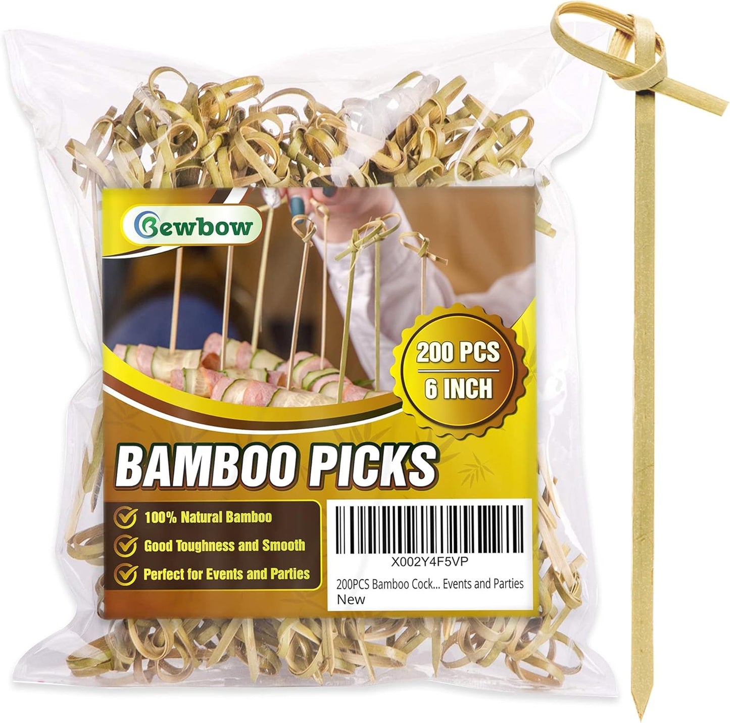 Handmade Bamboo Picks for Elegant Events