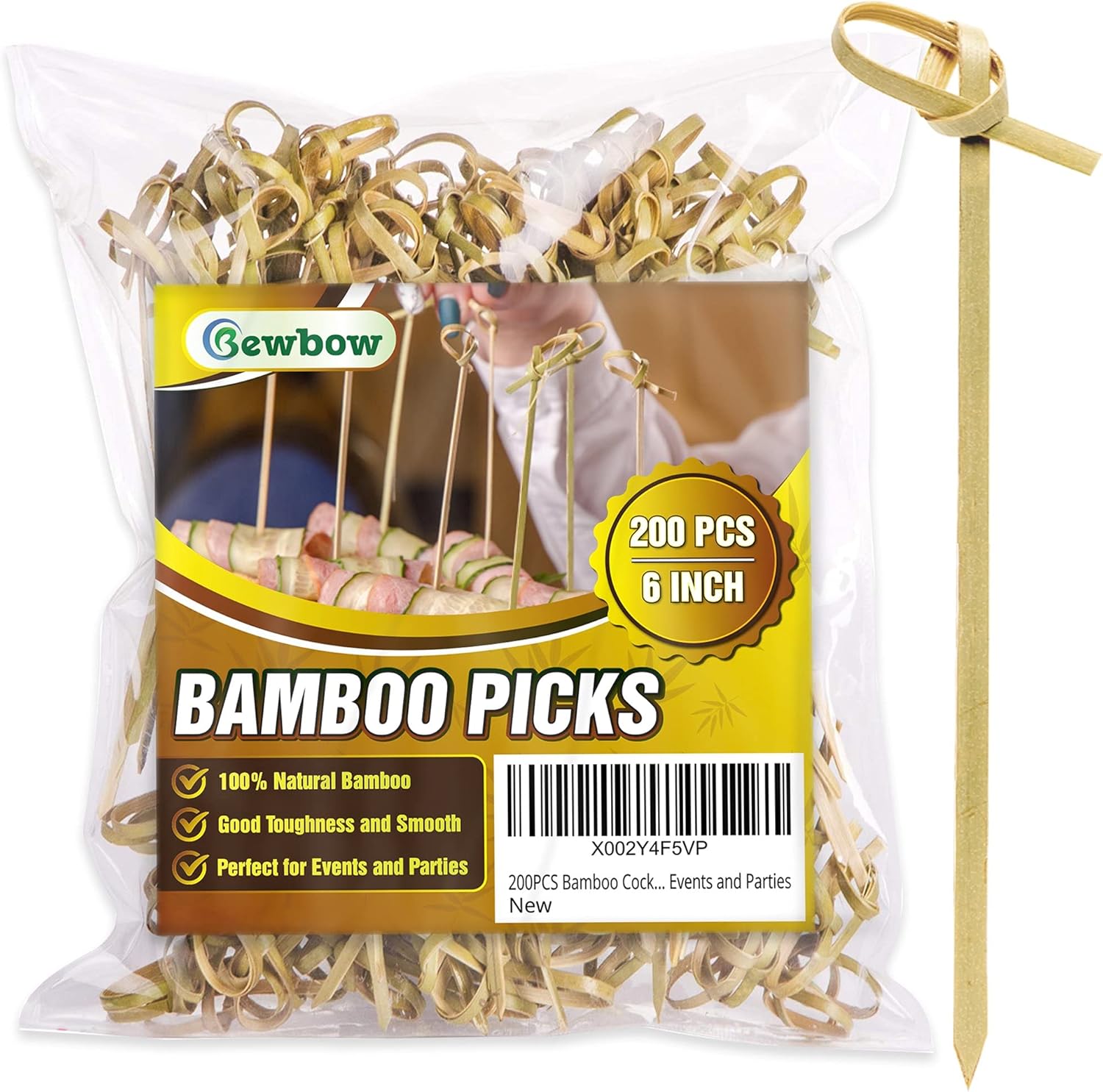 Handmade Bamboo Picks for Elegant Events