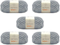Sensy Velvet Slim Yarn 5-Skein Set - Soft Chenille for Baby Projects