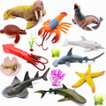 Ocean Animal Figure Playset - 10pcs Cognitive Toys