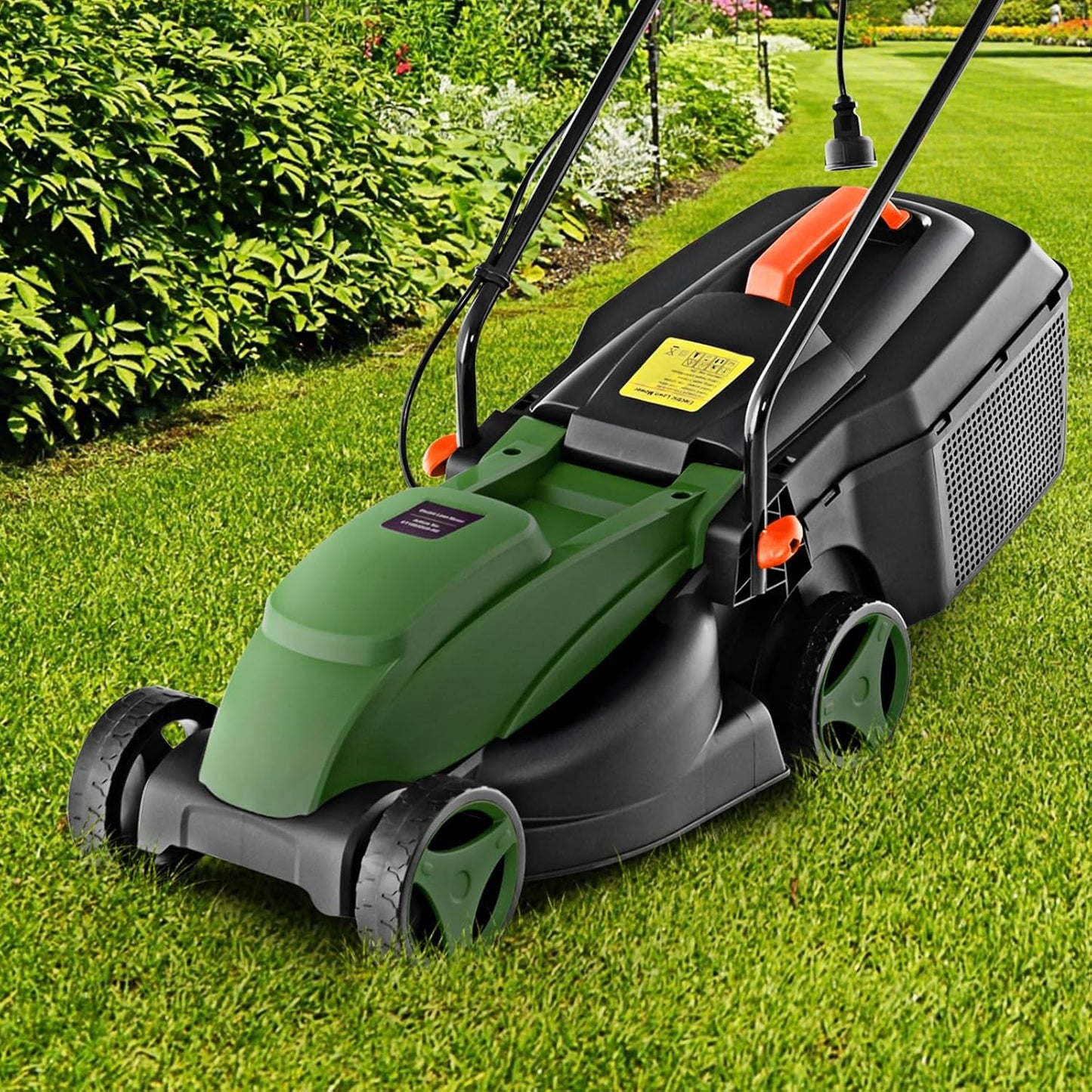Electric Lawn Mower with 10 Amp Motor for Efficient Cutting