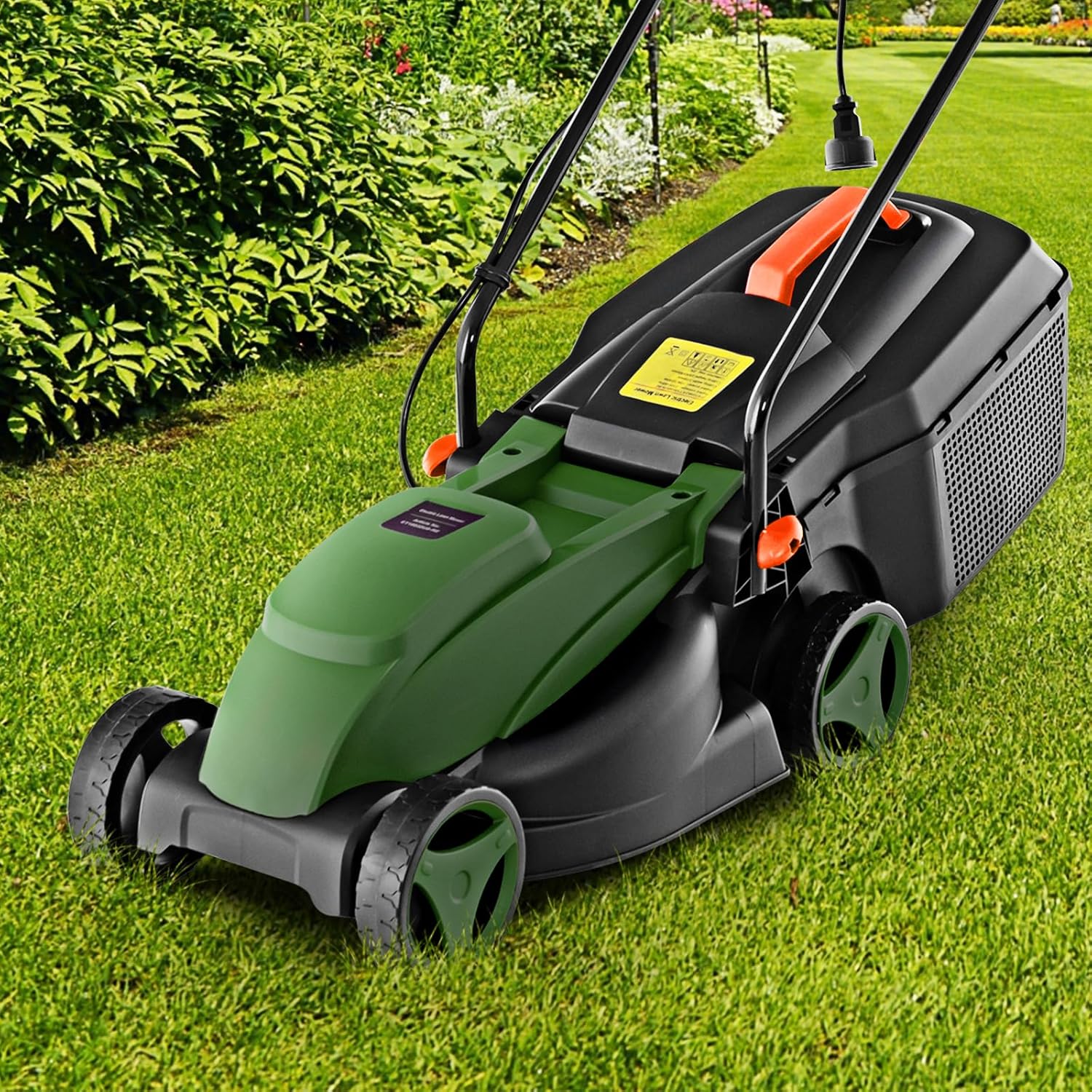 Electric Lawn Mower with 10 Amp Motor for Efficient Cutting