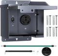 30 Amp RV Power Outlet Box with Breaker - Weatherproof RV Receptacle