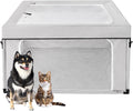 EHEYCIGA 42x42x26 Inches Puppy Playpen with Top Cover for Pets