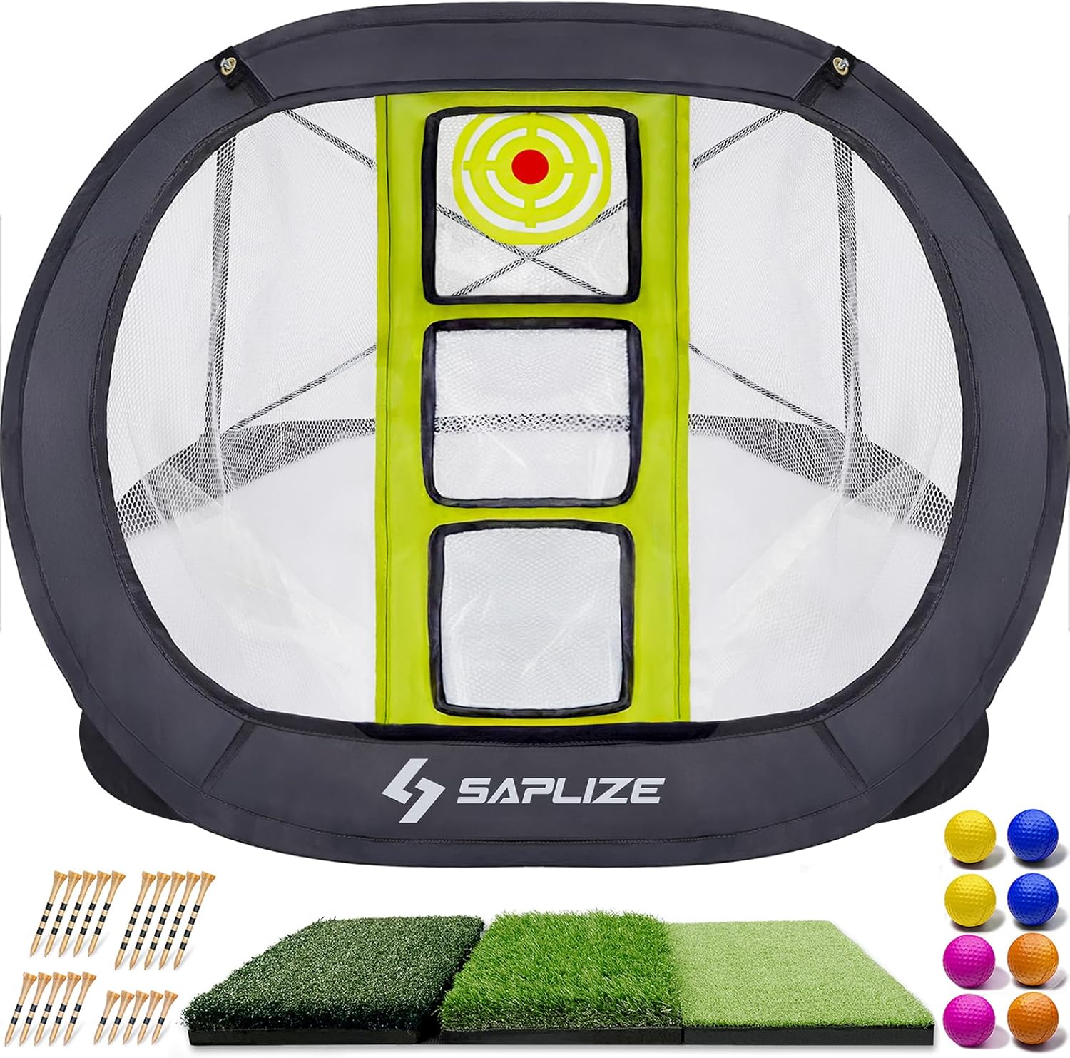 SAPLIZE Golf Chipping Net: Perfect Your Swing Anywhere!