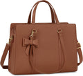Laptop Bag for Women 15.6 in Laptop Tote Bag - Waterproof Leather Work