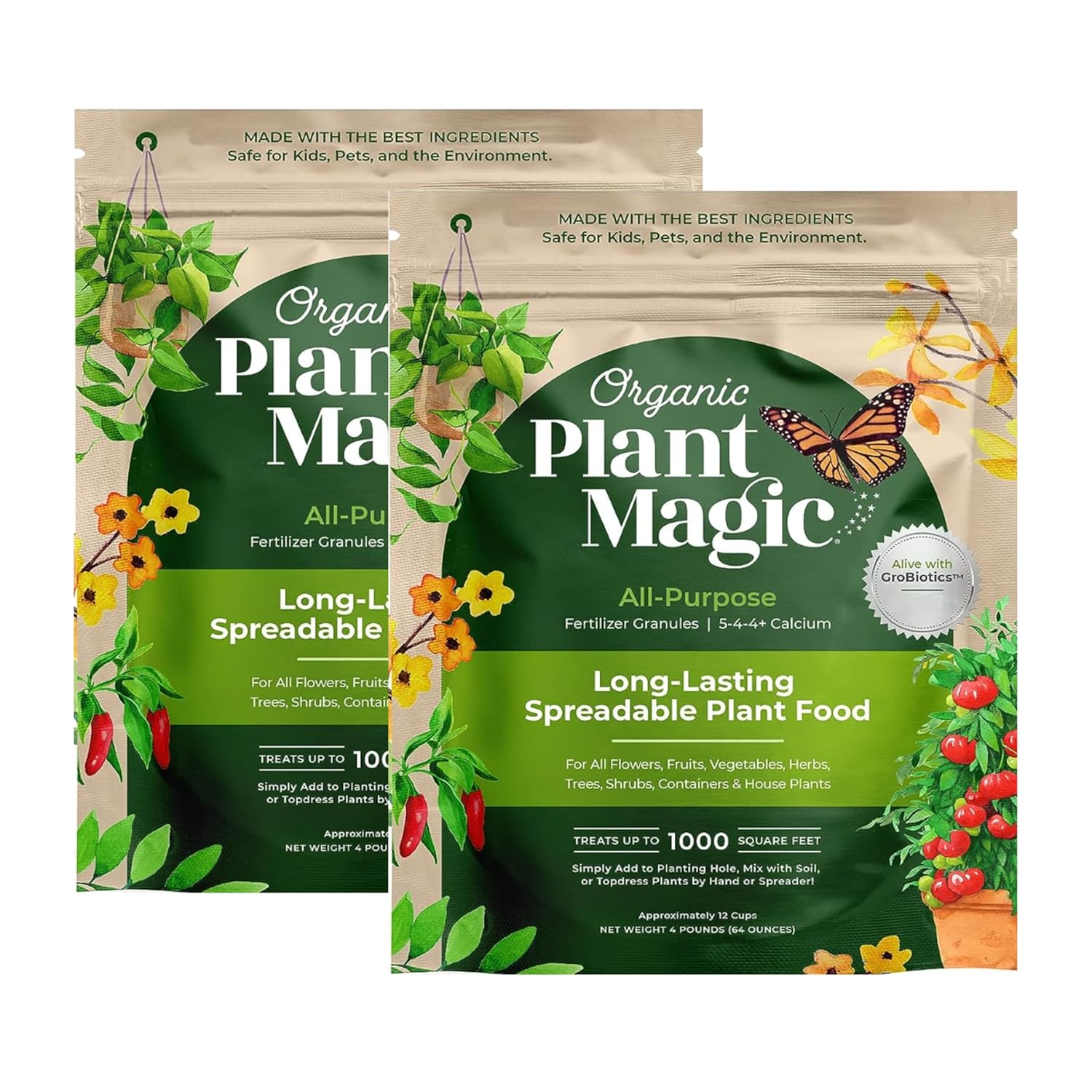 Organic Plant Magic Slow Release Granular Fertilizer for All Plants