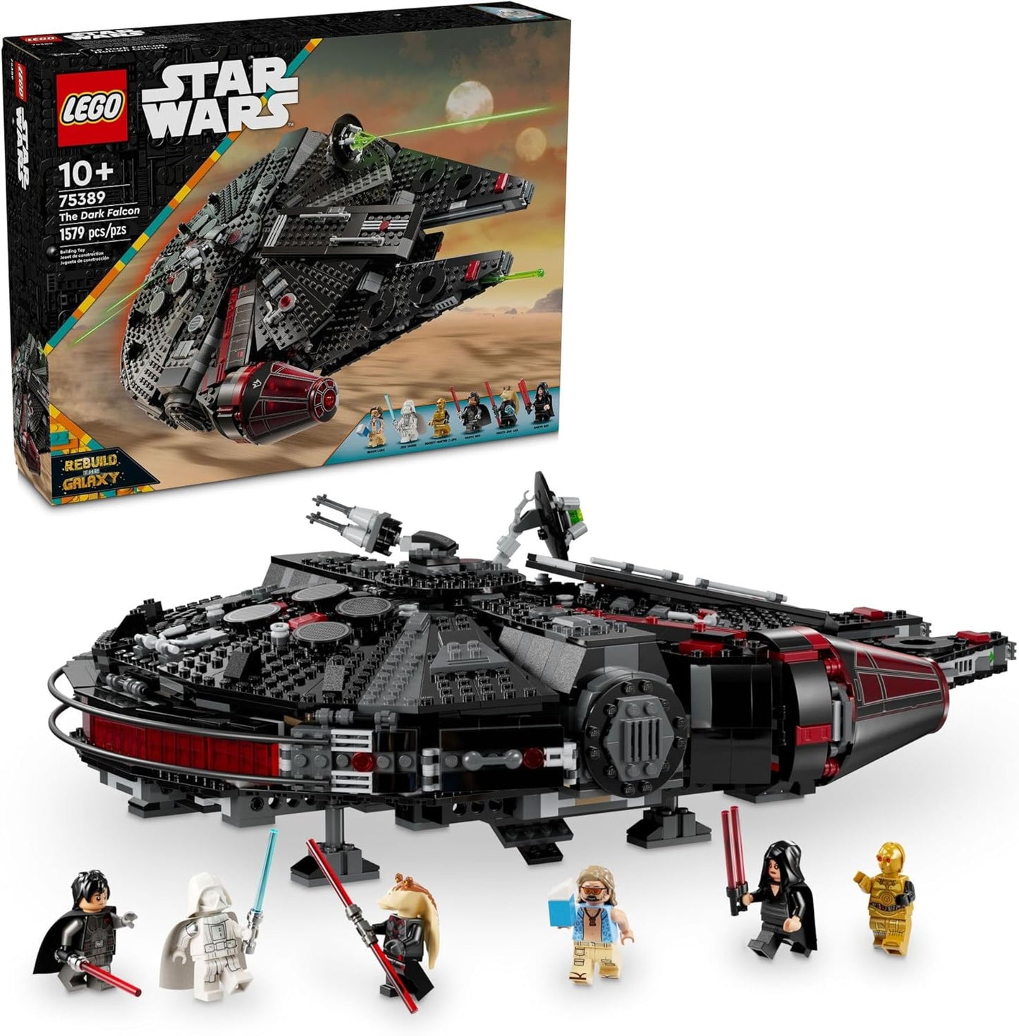 LEGO Star Wars The Dark Falcon Buildable Starship Set for Fans