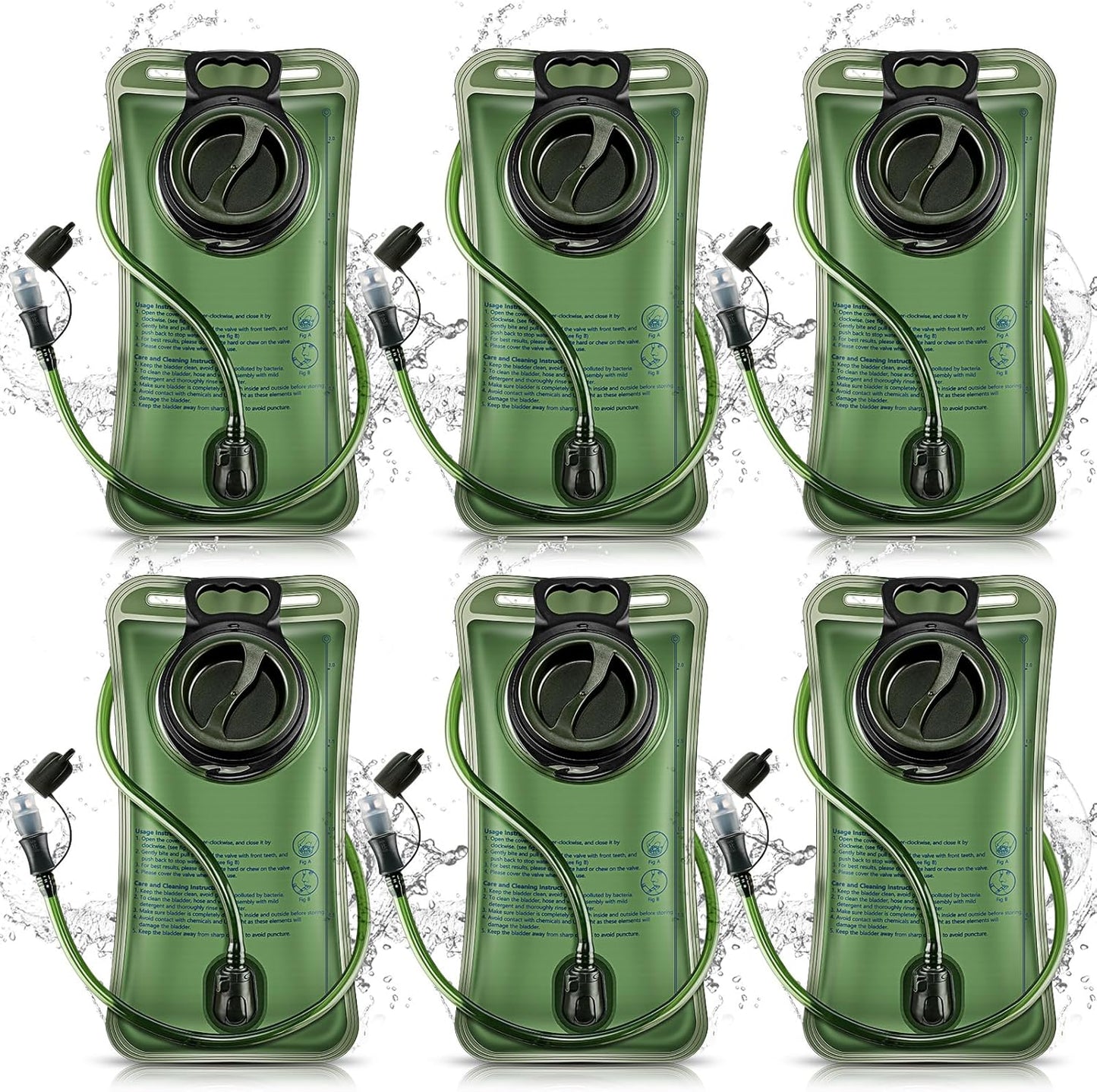 Sunnyray 2L Leak Proof Water Bladder - Hydration On-The-Go