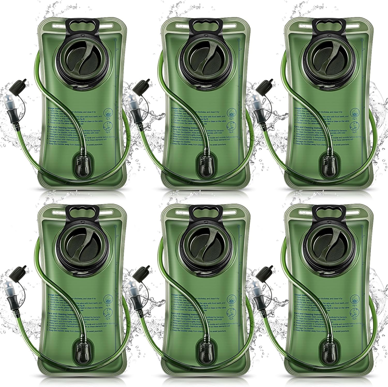 Sunnyray 2L Leak Proof Water Bladder - Hydration On-The-Go