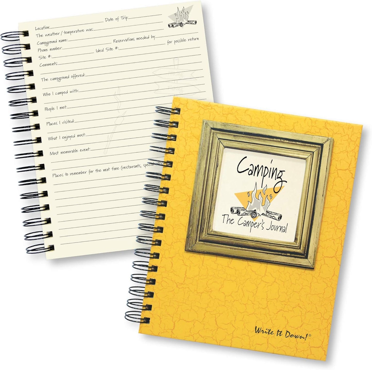 Journals Unlimited Campers Guided Journal, Full-size, Made in USA