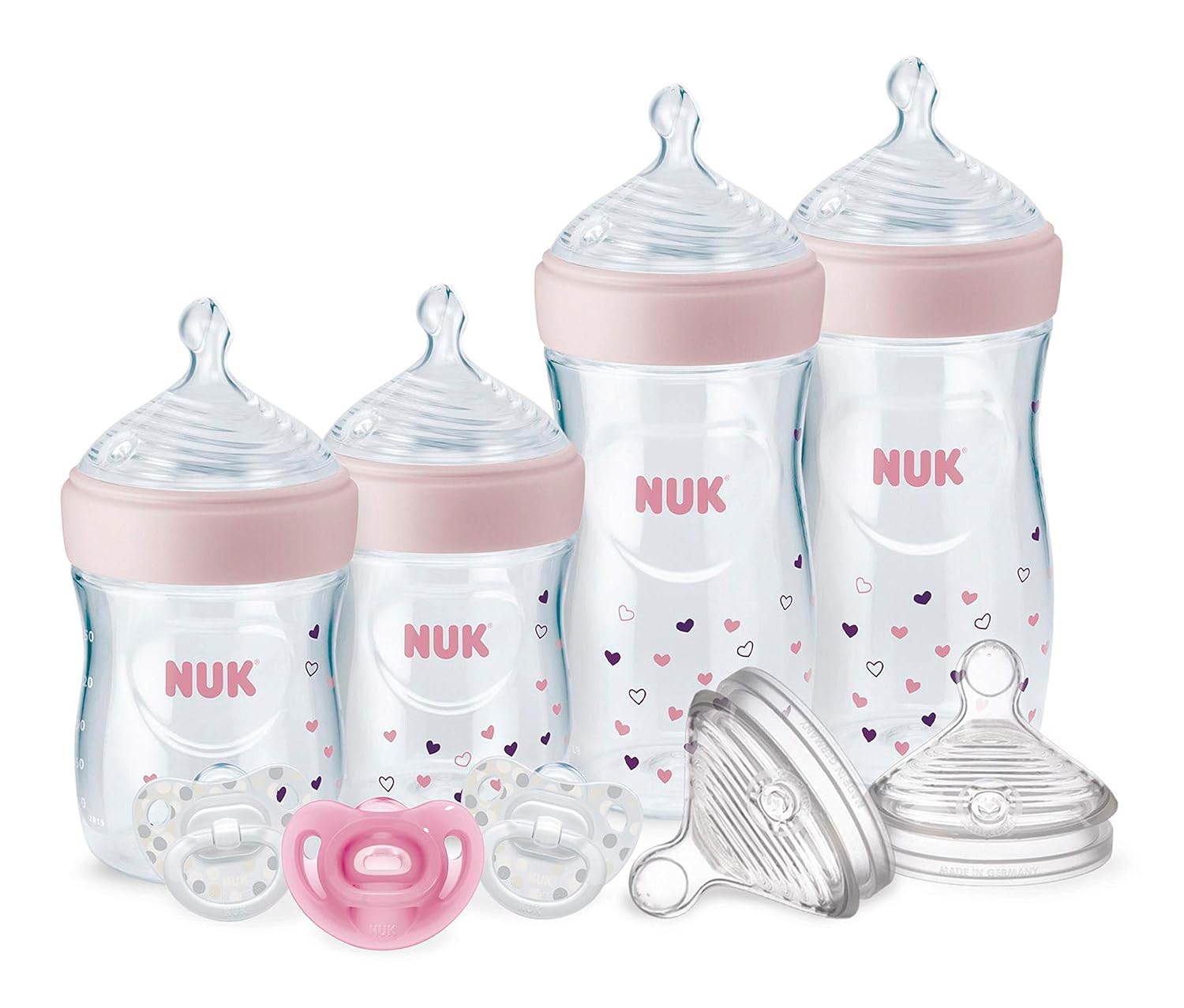 NUK Simply Natural Giftset with SafeTemp and Anti-Colic Bottles