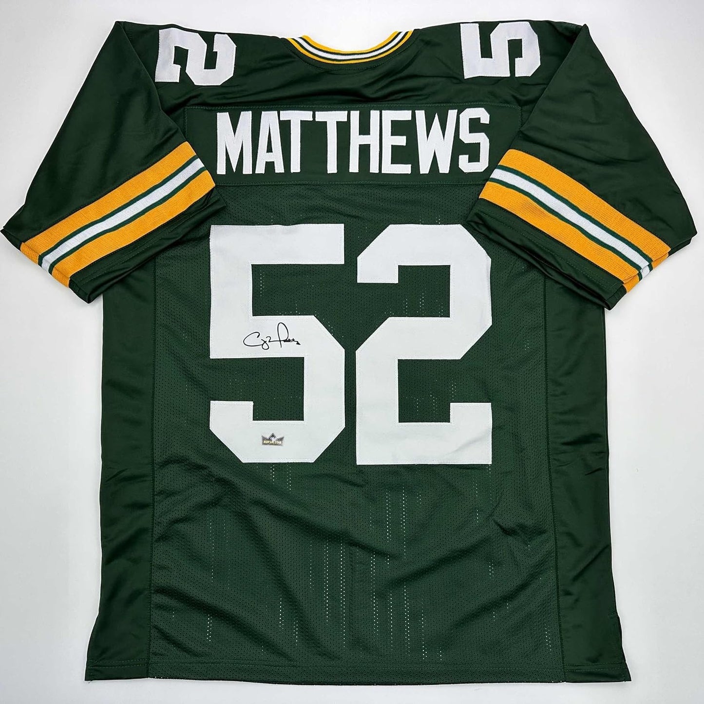 Facsimile Autographed Clay Matthews III Green Bay Jersey XL