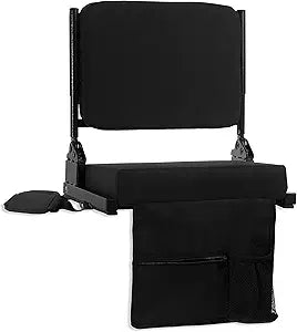 JST GAMEZ Stadium Seat for Bleachers with Back Support Comfort