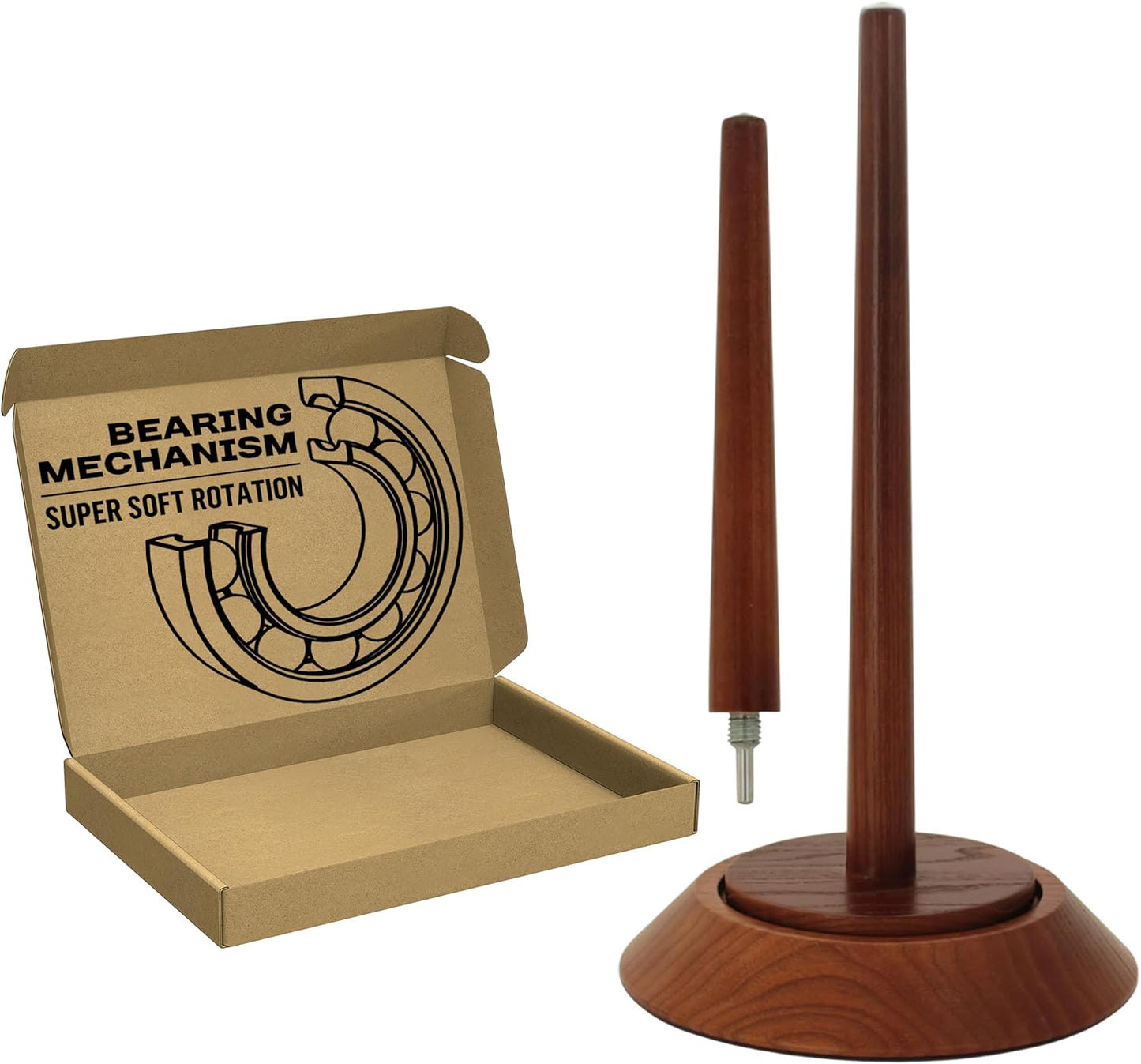 BARVA Yarn Holder Set for Chunky Yarn with Extra Spindle