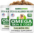 Omega 3 for Dogs Salmon Oil Chews - Itch Relief & Coat Health