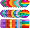 Random 24 Pcs Pop Fidget Toys Set - Quiet Sensory Stress Relief