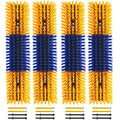 Livestock Scratch Brush Yellow 4pcs - Animal Back Scratcher Set