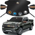 Windshield Cover for Car with Tow Mirrors - Heavy Duty Winter