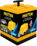 Camco Fasten RV Leveling Blocks 10-Pack - Interlocking Stackable