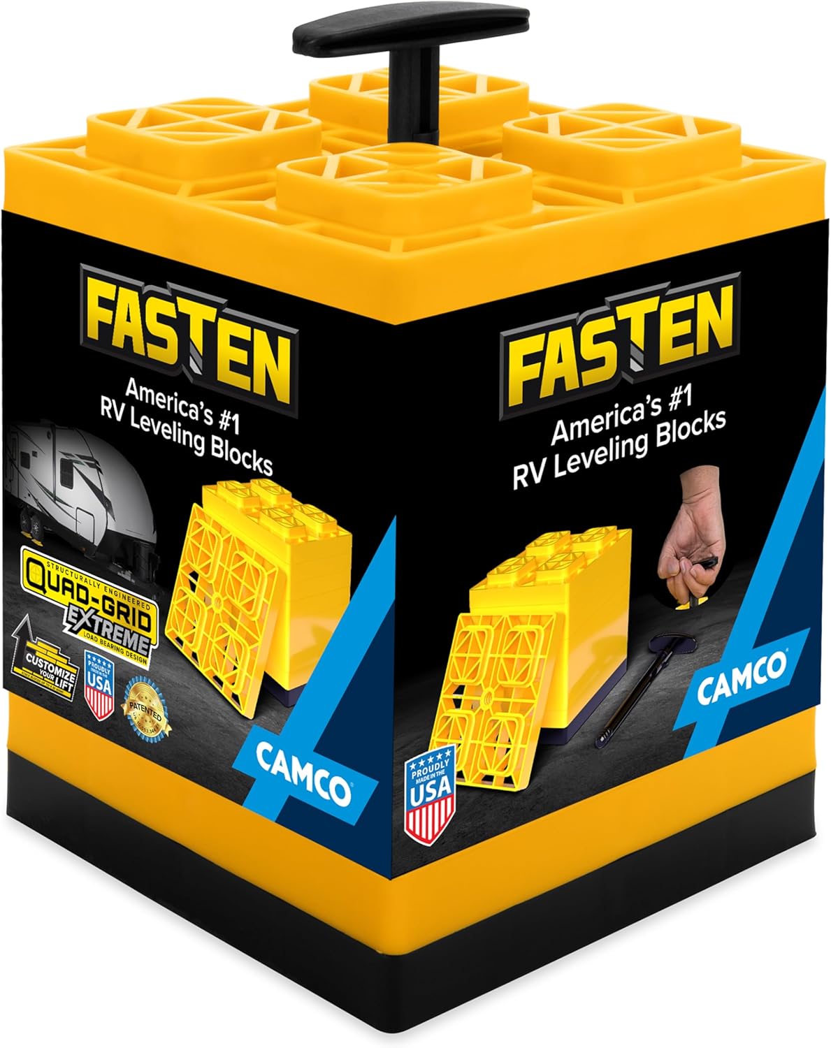 Camco Fasten RV Leveling Blocks for Customizable Height Support