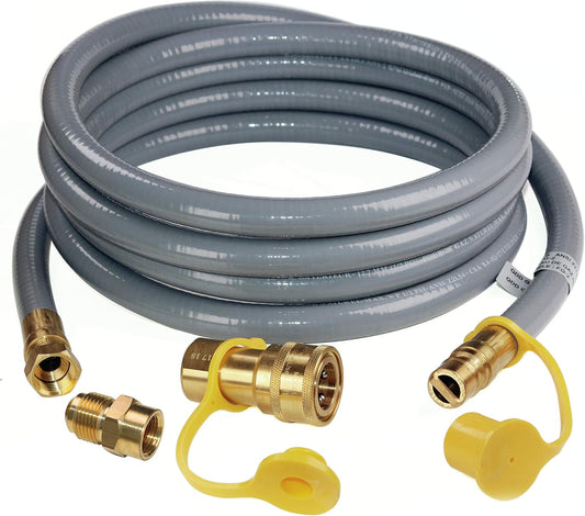DOZYANT 12 Feet Natural Gas Hose for Weber and Char-broil Grills