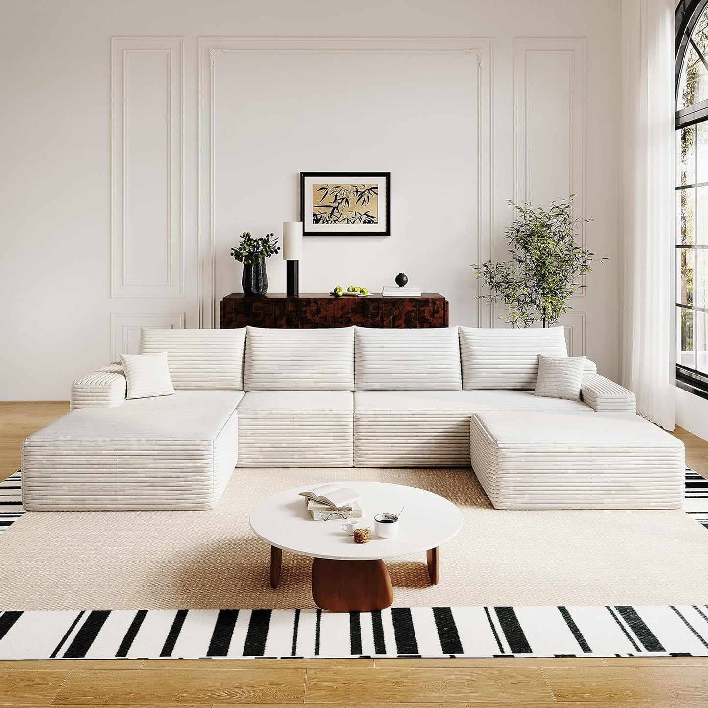 136 in Modular Sectional Sofa for Living Room with Chaise