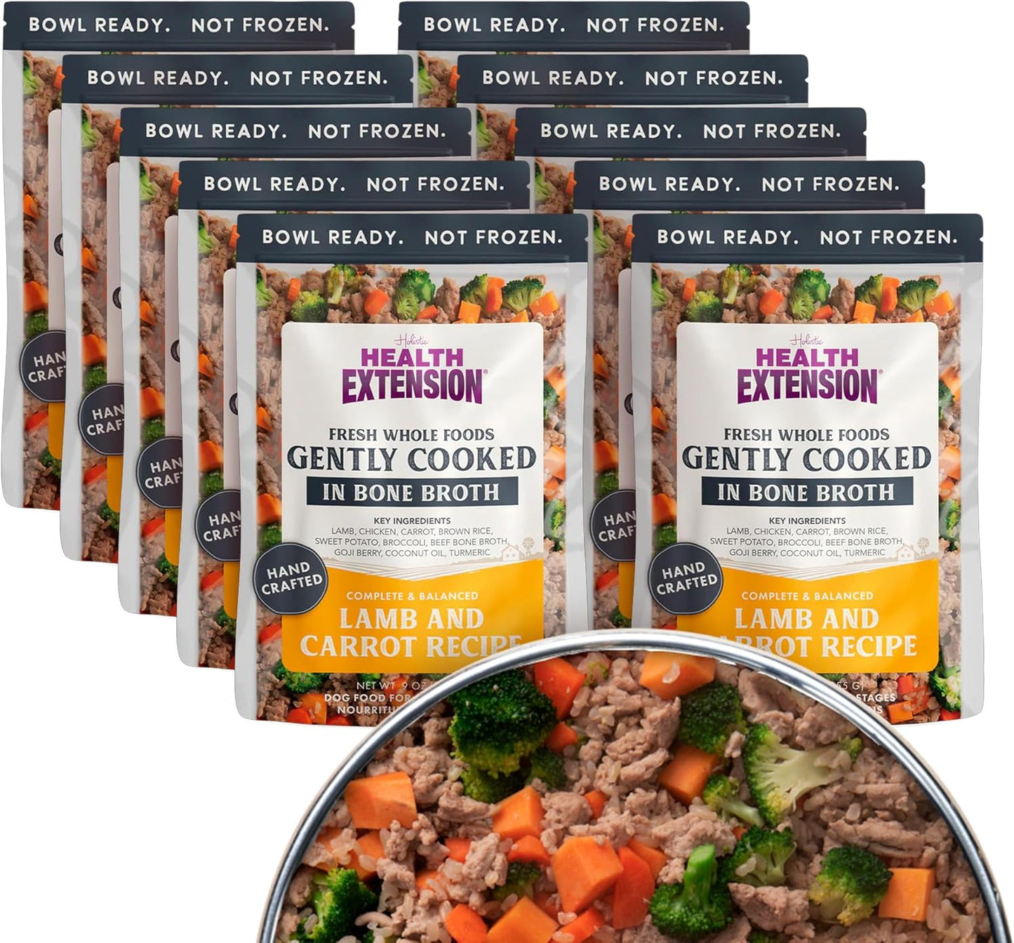 Gently Cooked Lamb & Carrot Dog Food for Healthy Pets