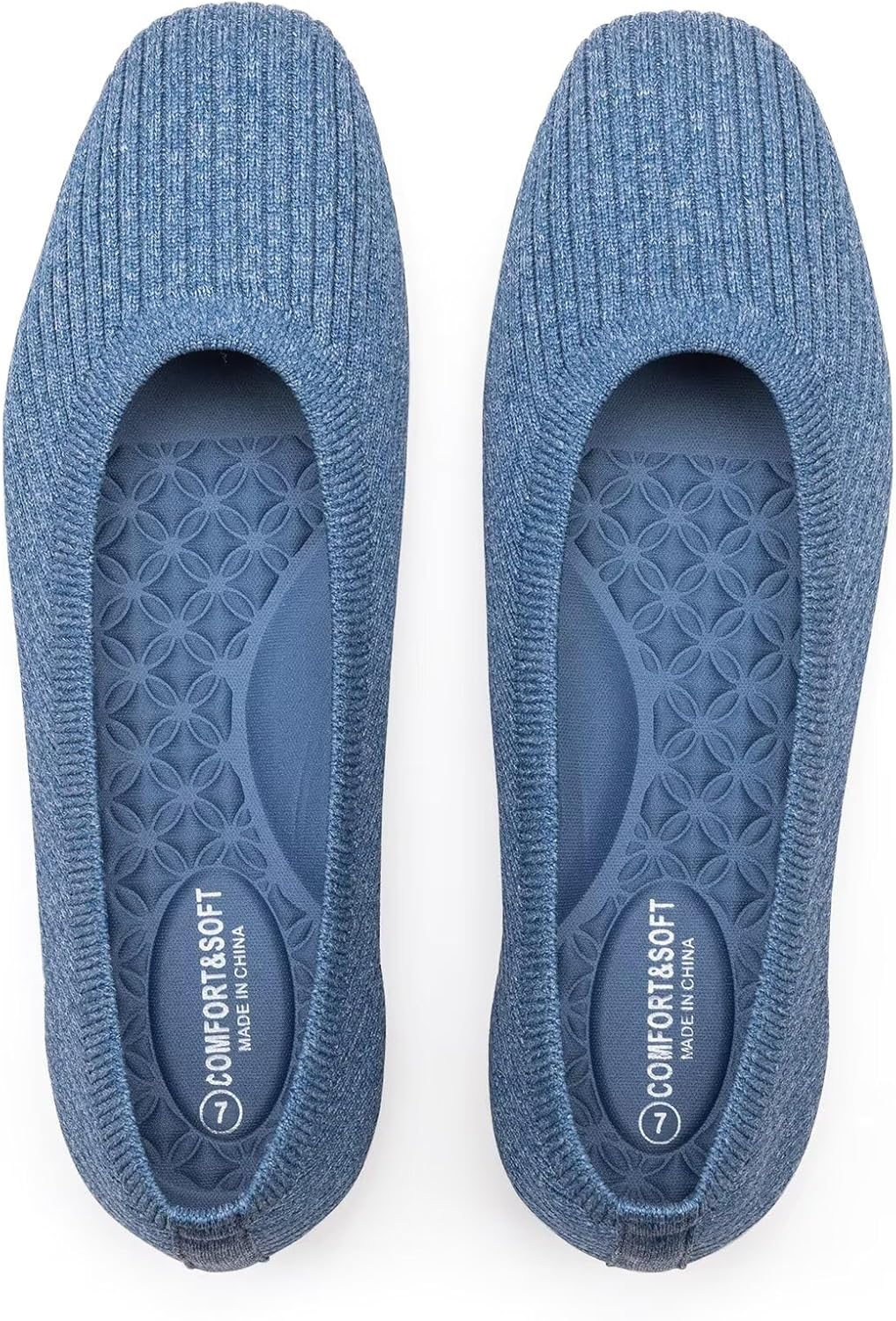 Comfortable Square Toe Flats for Women by Frank Mully - Stylish
