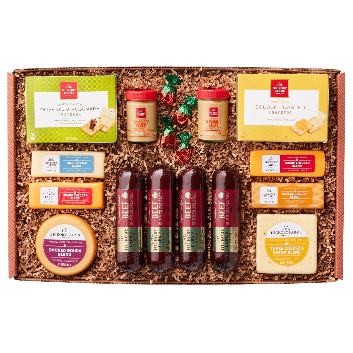 Hickory Farms Signature Beef Meat and Cheese Gift Basket Review