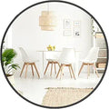 Round Black 24 in Mirror - Modern Farmhouse Wall Mirror